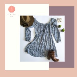 White and Light Blue Dress